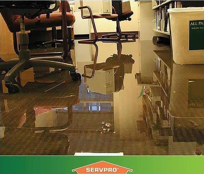 Standing water in Office Space.